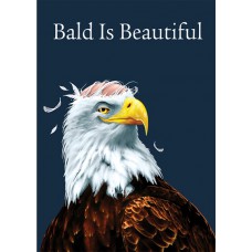 TREE FREE GREETING CARD Bald is Beautiful